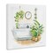 Stupell Industries Serene Bathroom Interior with Greenery Canvas Wall Art